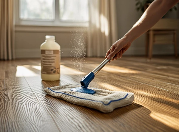 Entretien nettoyage parquet microfibre naturel Var